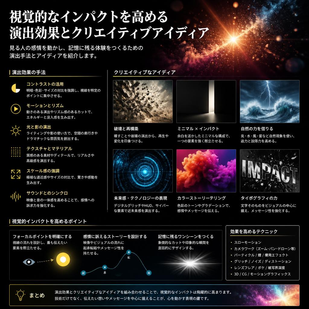 4. 演出効果で印象的な空間を演出