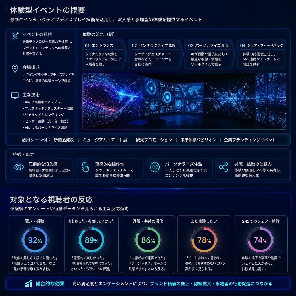 インタラクティブな体験型イベント
