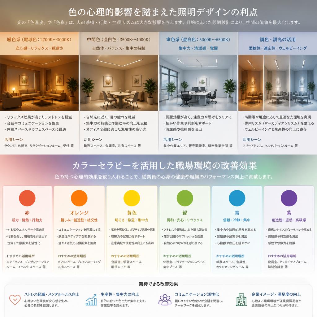 カラーセラピーで生まれる感情の変化