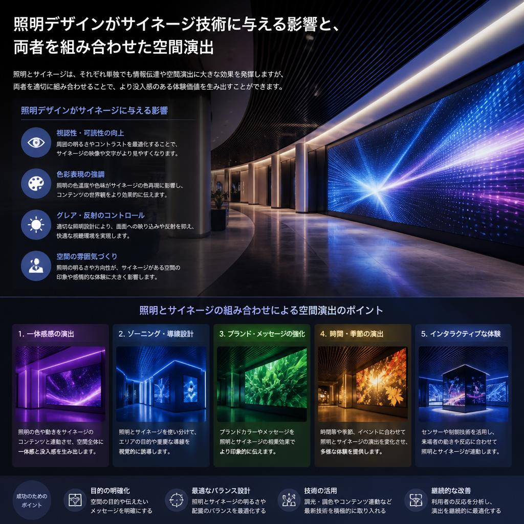 照明デザインとサイネージの融合