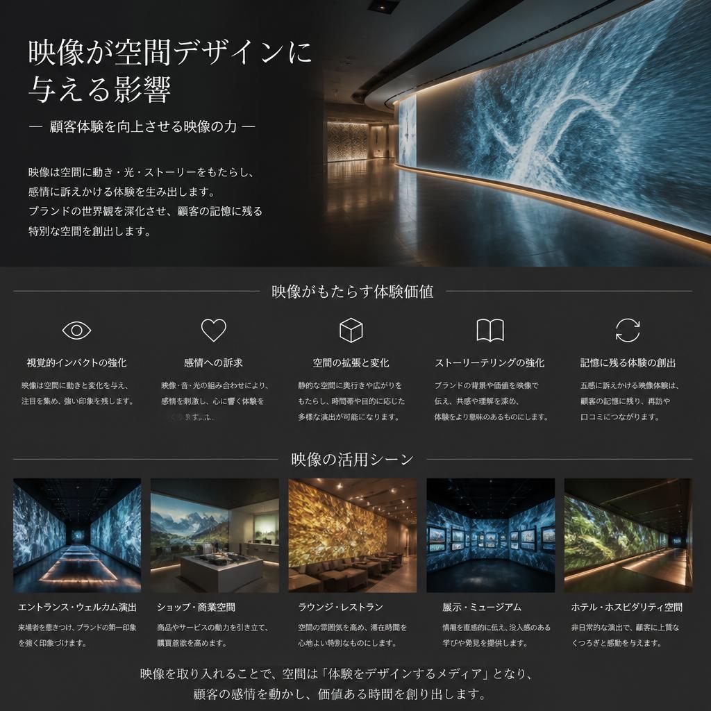 2. 映像と空間デザインの重要性