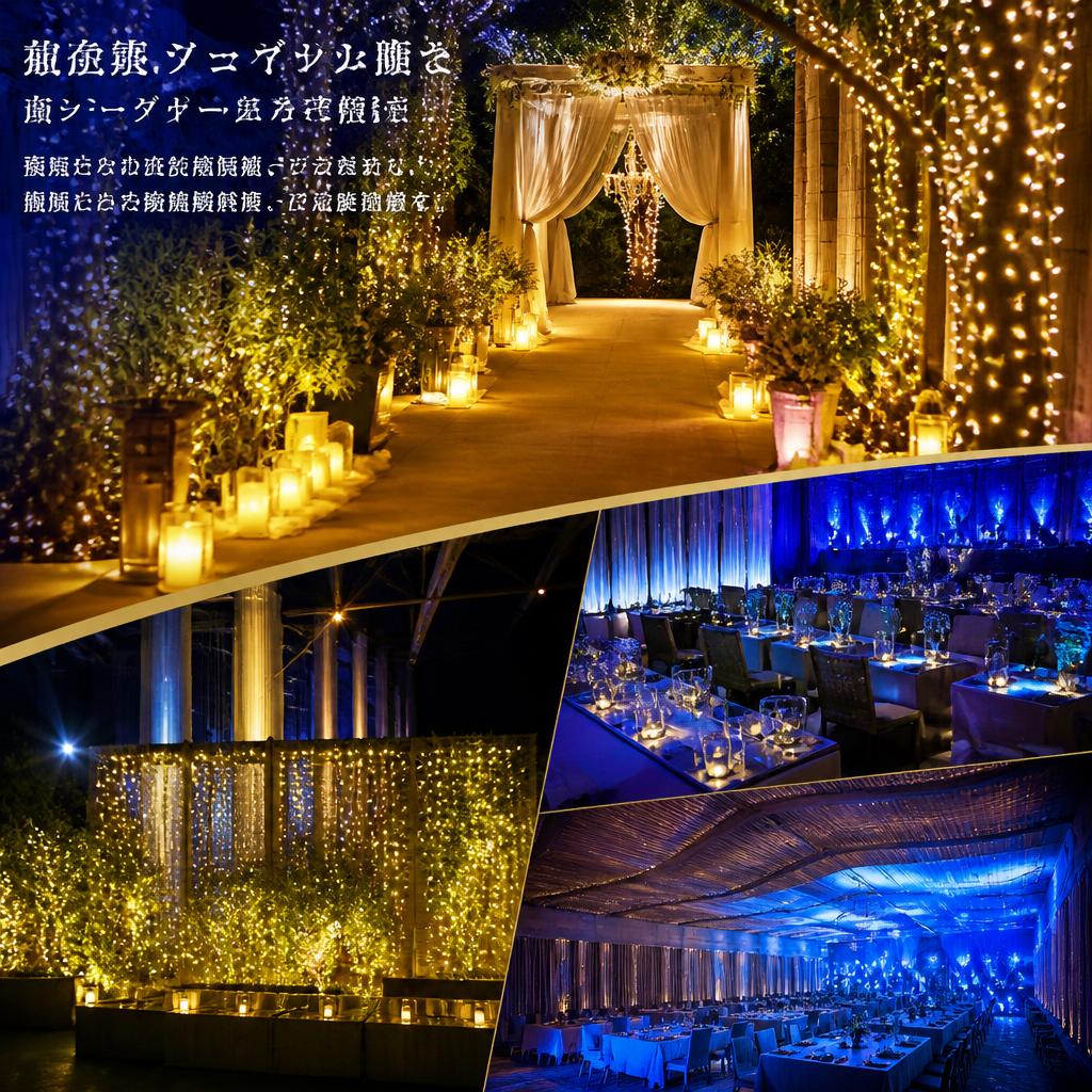 各種イベントに最適な照明デザイン