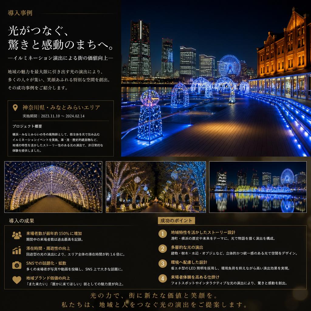 事例紹介:成功した街の演出